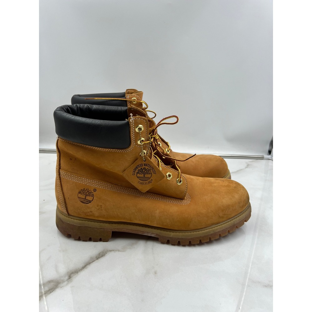 Timberland Boots Mens15 6 Inch Premium Waterproof Nubuck Leather Thinsulate 400 - Picture 4 of 14